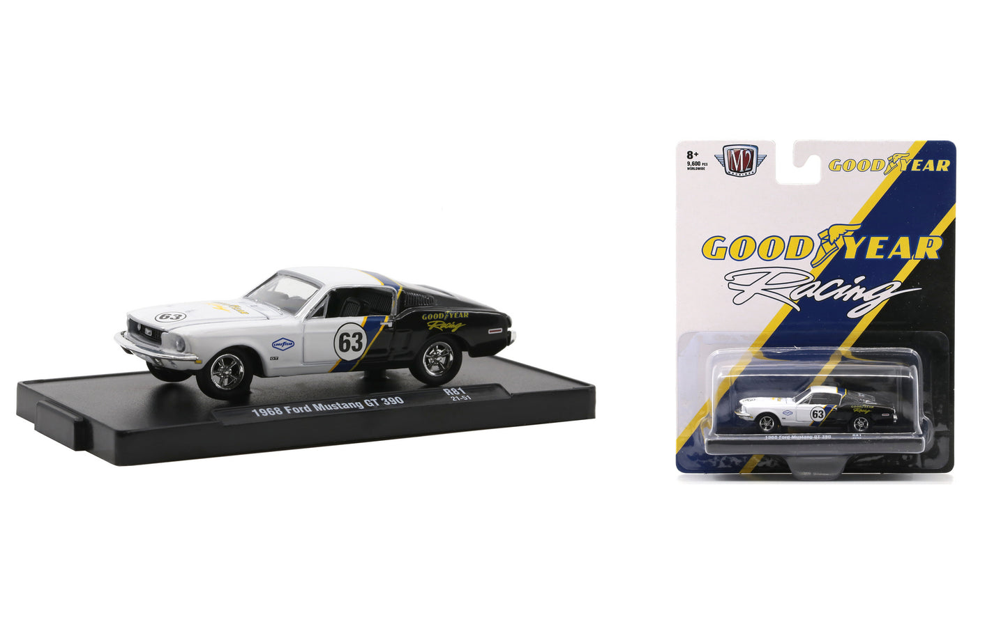 M2 - 1968 Ford Mustang GT 390 *Goodyear*, white