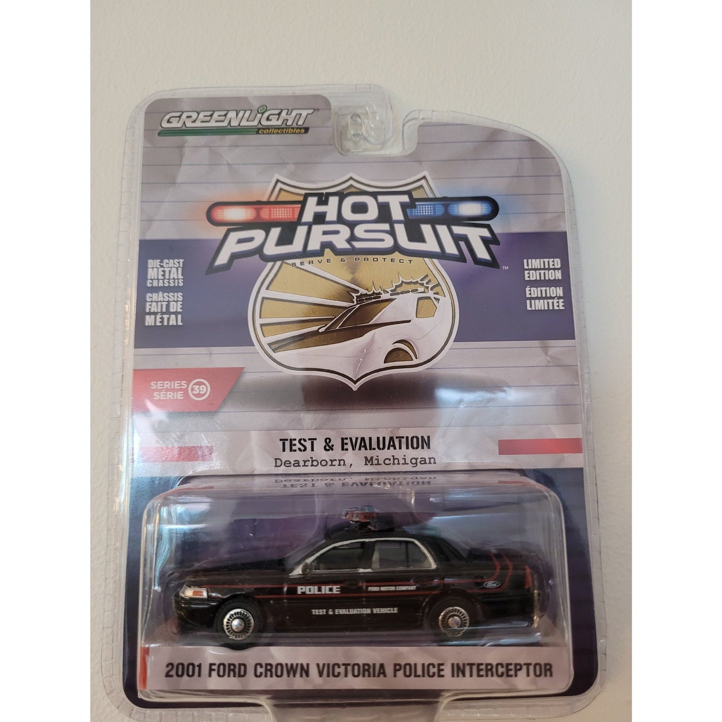 Greenlight - 2001 Ford Crown Victoria Police Interceptor - Test & Evalution, Dearborn, Michigan