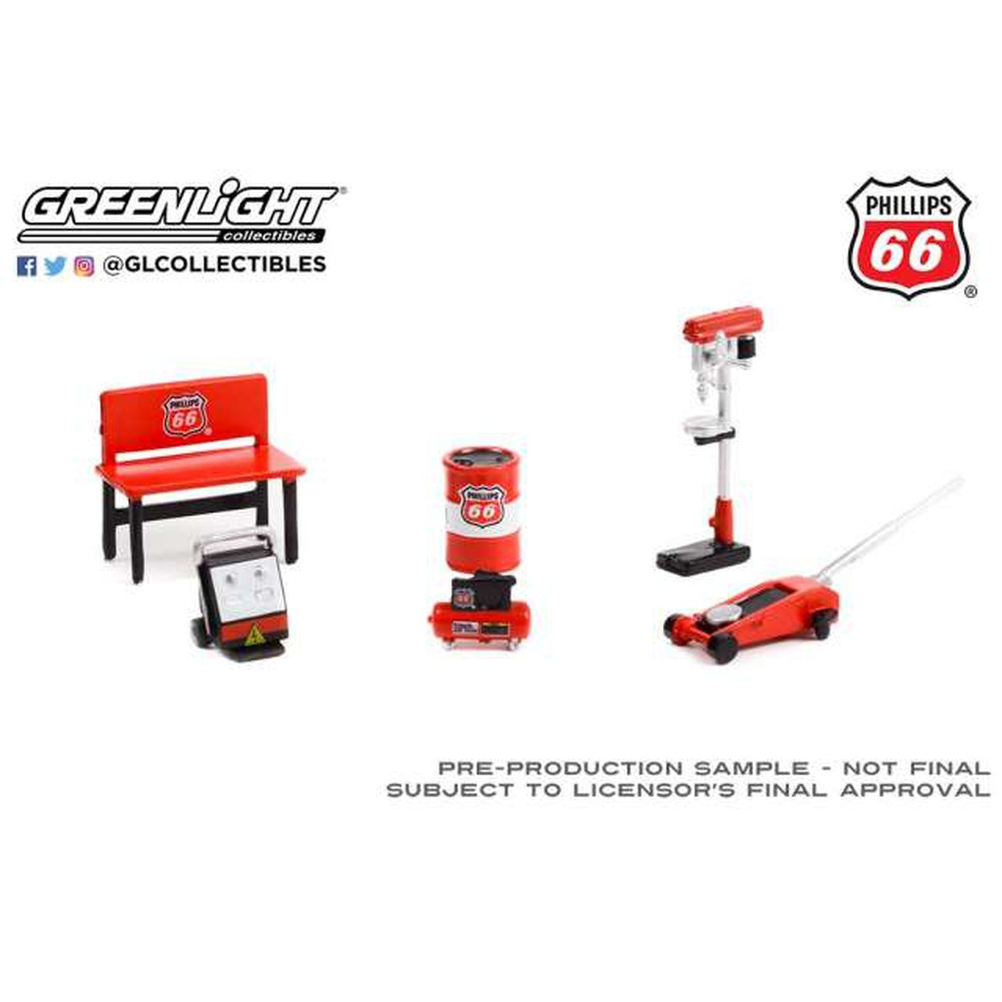 Greenlight - 1/64 Phillips 66 - Shop Tools&Accessories