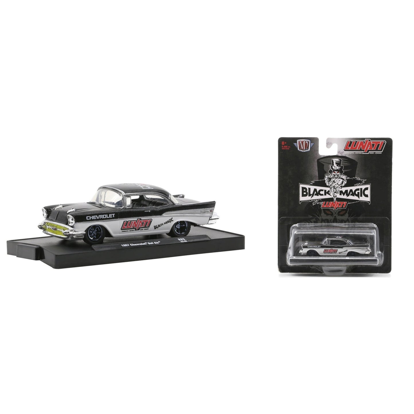 M2 - 1/64 1957 Chevrolet Bel Air *LUNATI*, black