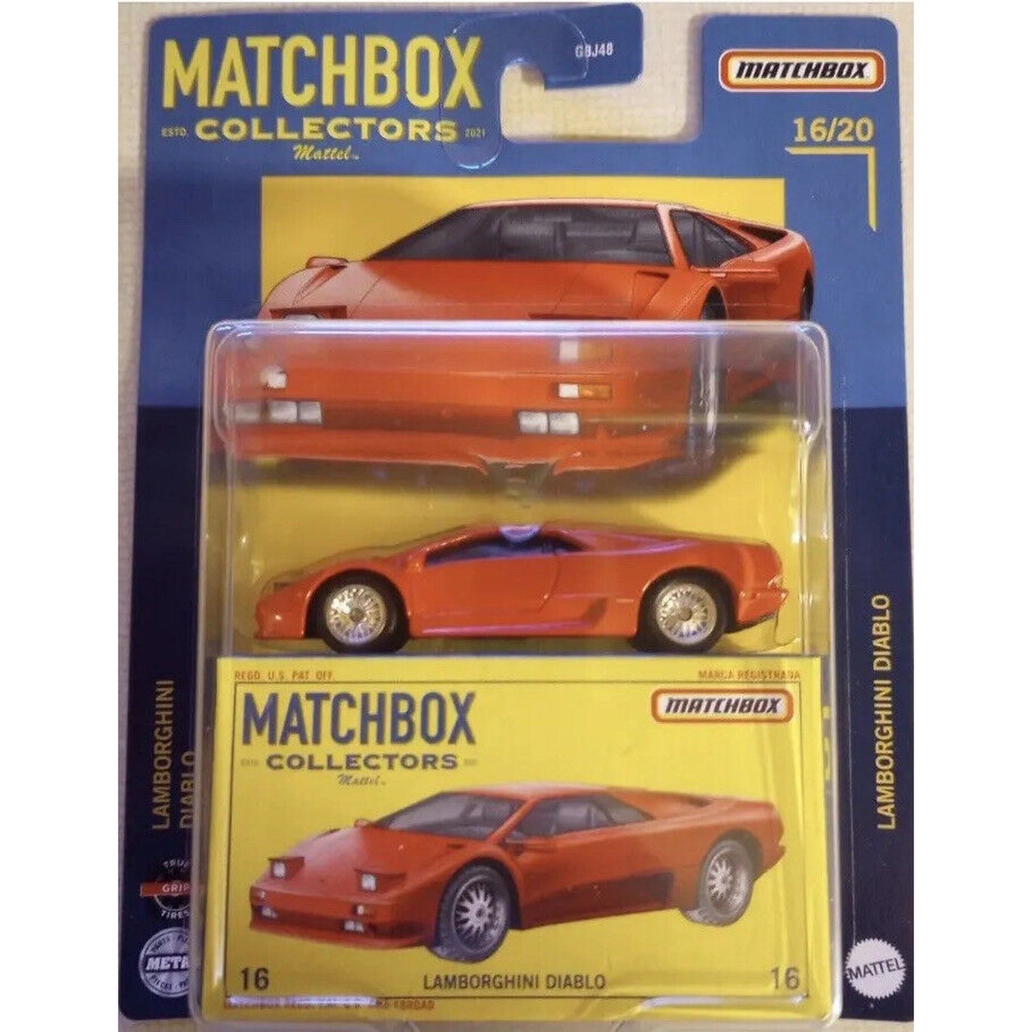 Matchbox Collectors - 1990 Lamborghini Diablo, red