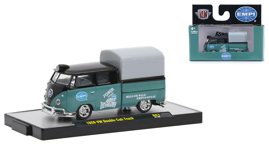 M2 - 1959 VW Double Cab Truck, green