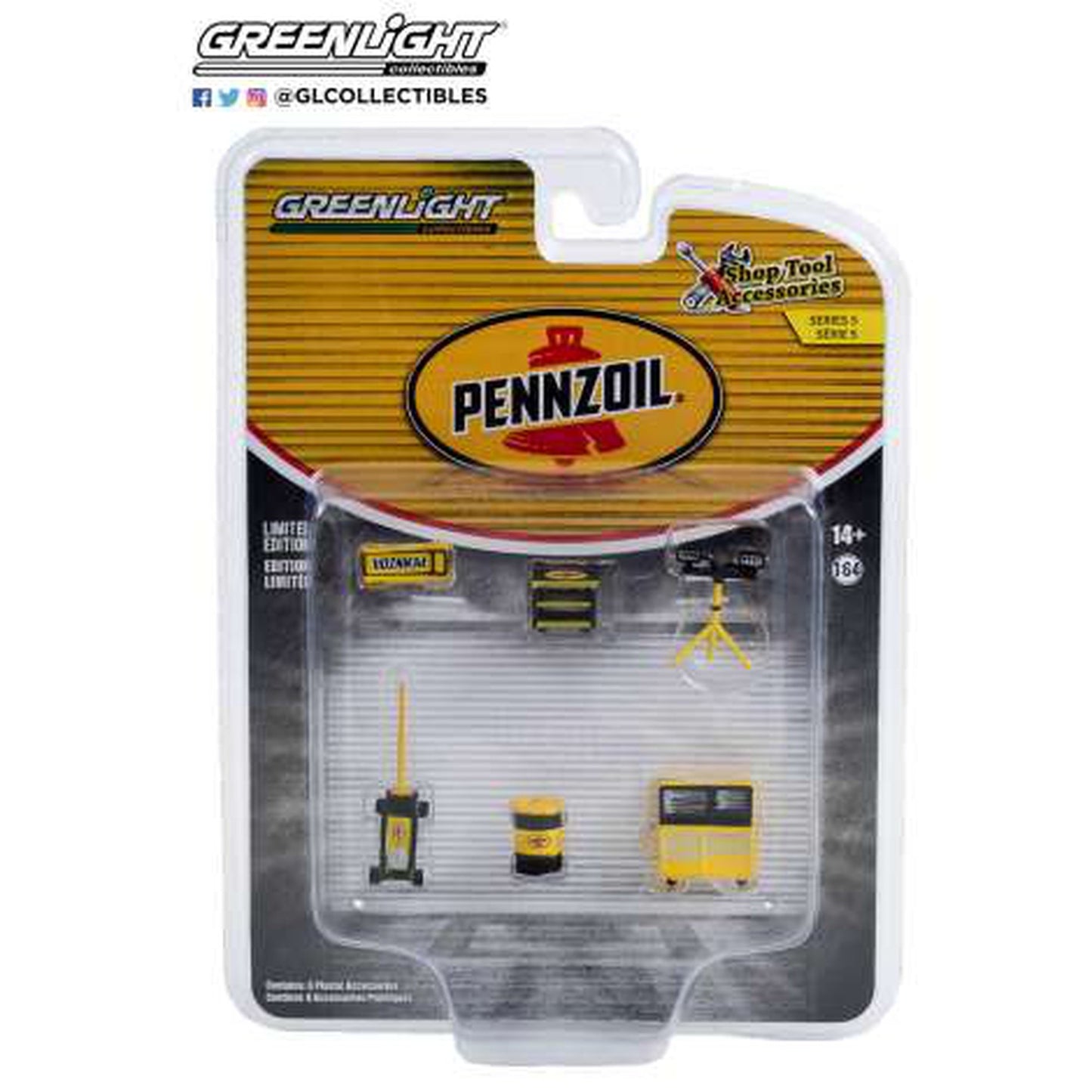 Greenlight - 1/64 Pennzoil - Shop Tools&Accessories