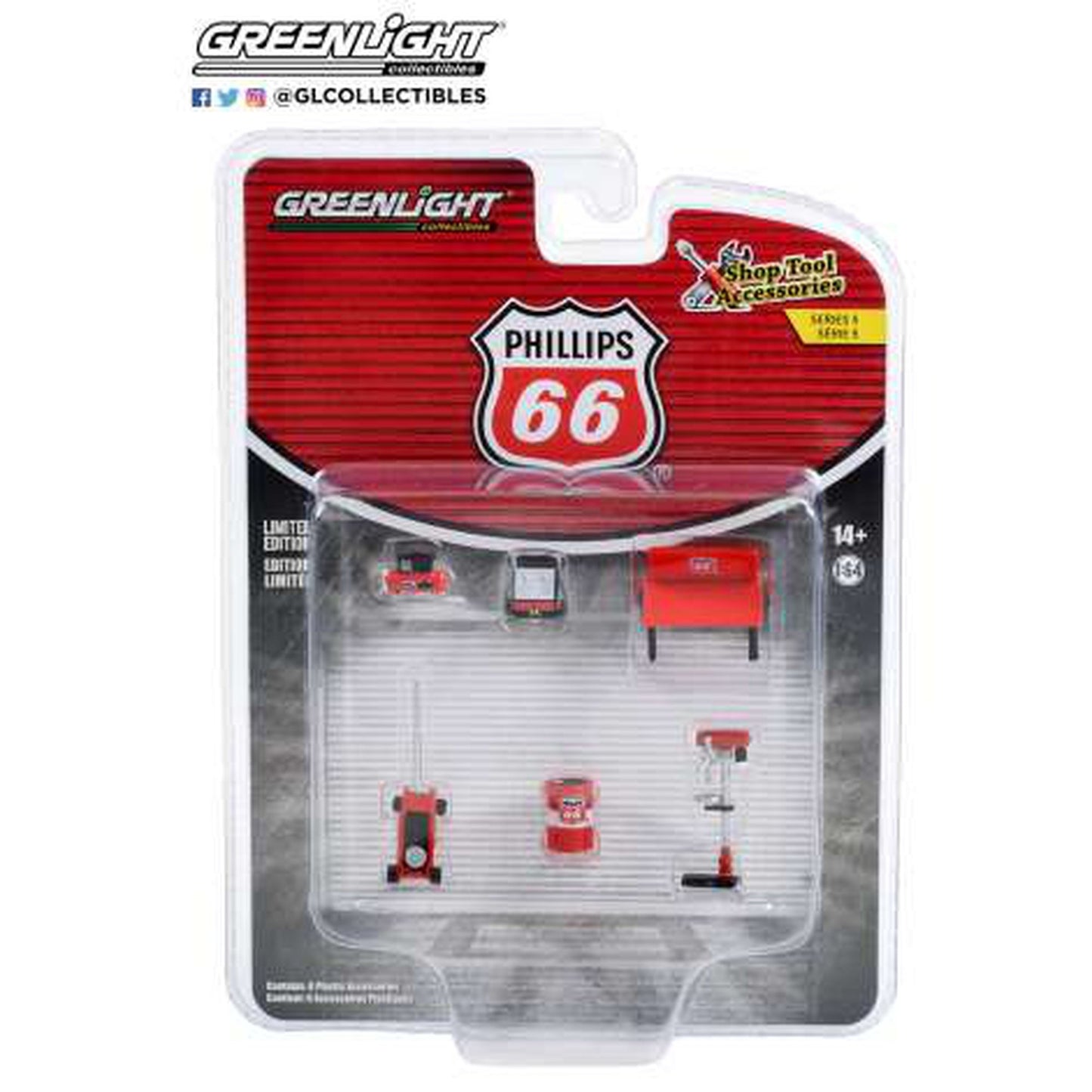 Greenlight - 1/64 Phillips 66  - Shop Tools&Accessories