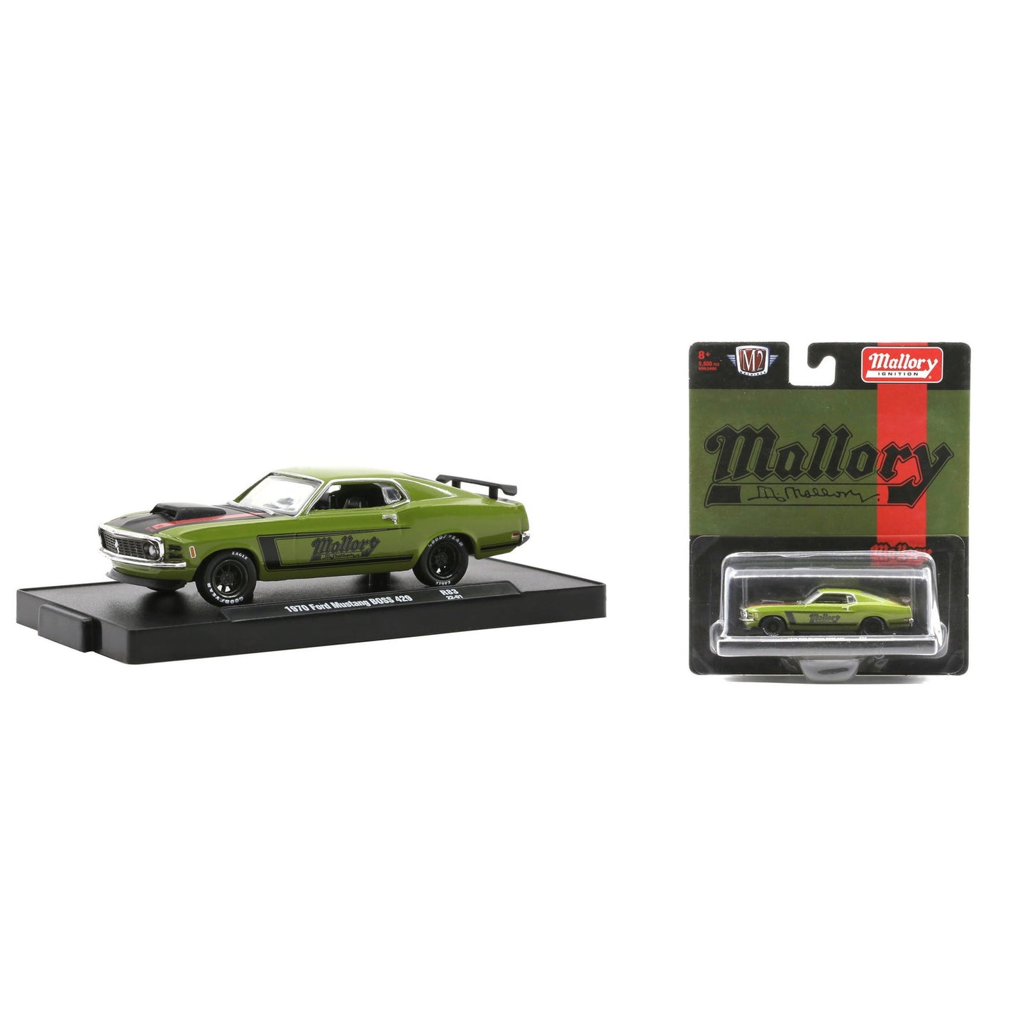 M2 - 1/64 1970 Ford Mustang BOSS 429 *MALLORY*, green