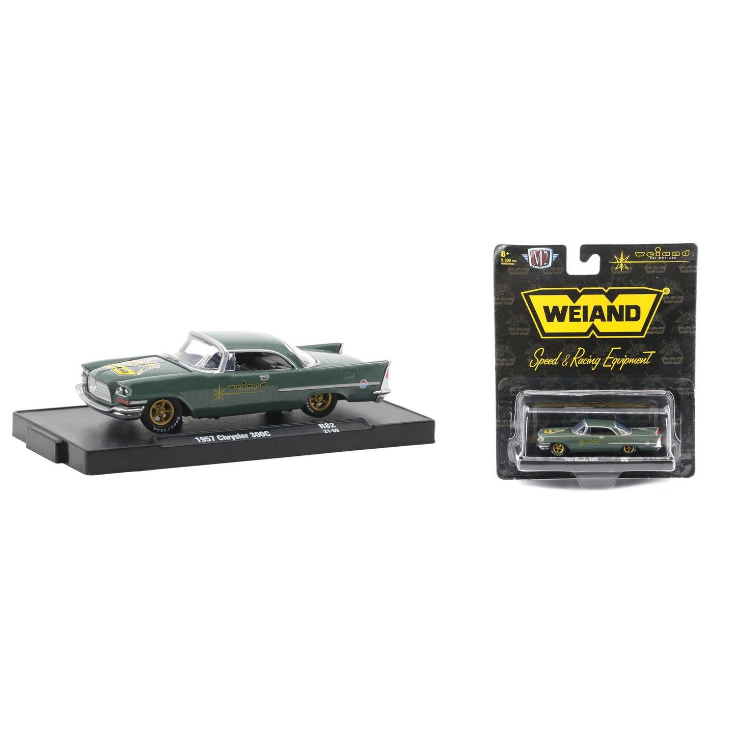 M2 - 1/64 1957 Chrysler 300C *WEIAND*, green