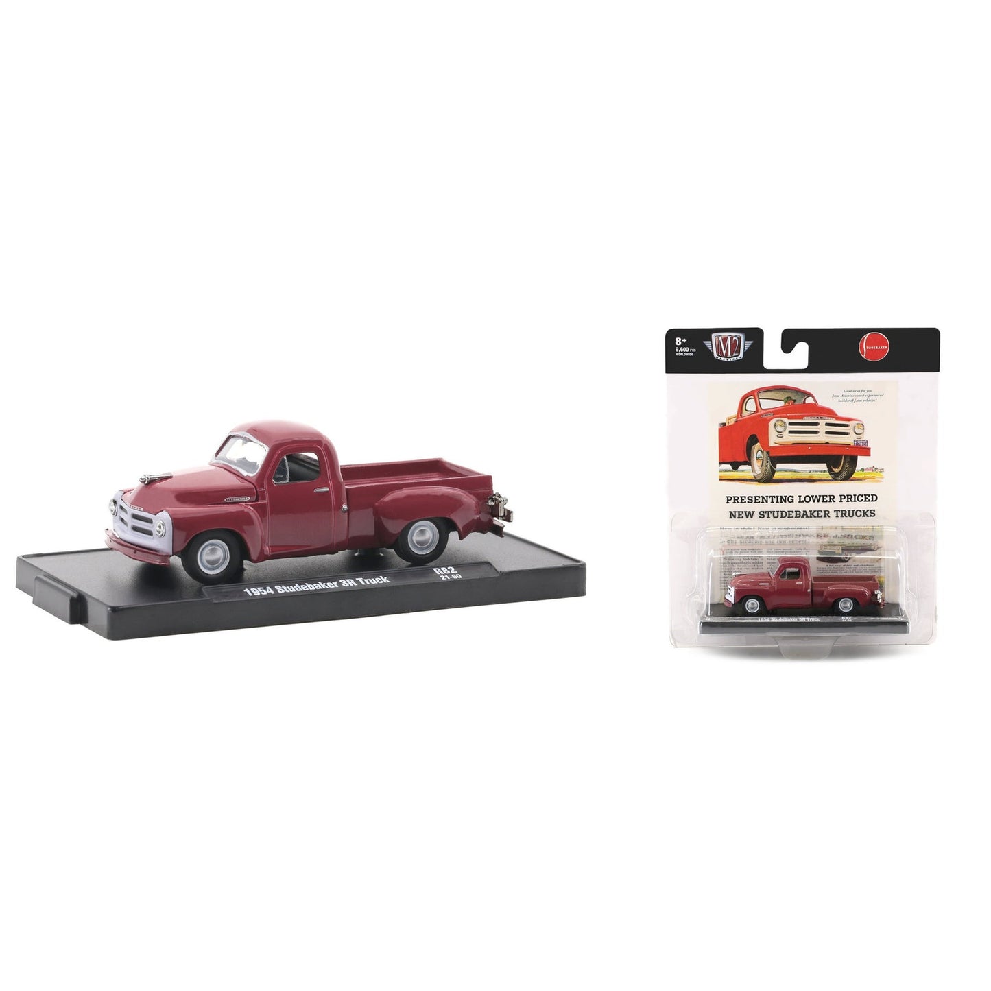 M2 - 1/64 1954 Studebaker 3R Truck, red