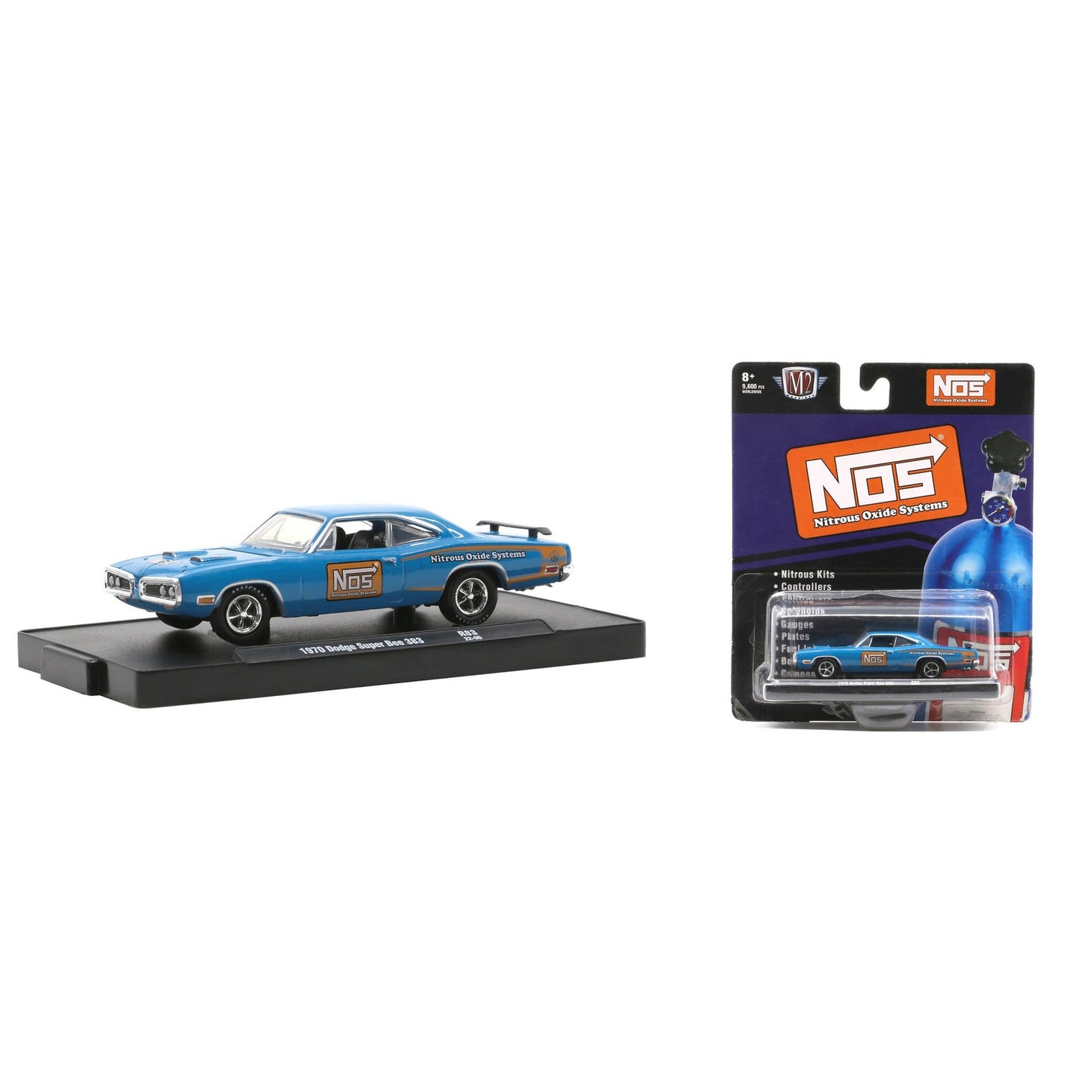 M2 - 1/64 1970 Dodge Super Bee 383 *NOS*, cyanide blue