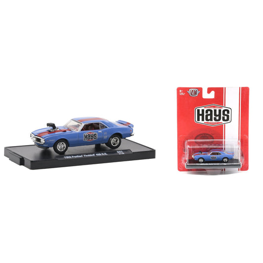 M2 - 1/64 1968 Pontiac Firebird 400 H.O. *HAYS*, blue